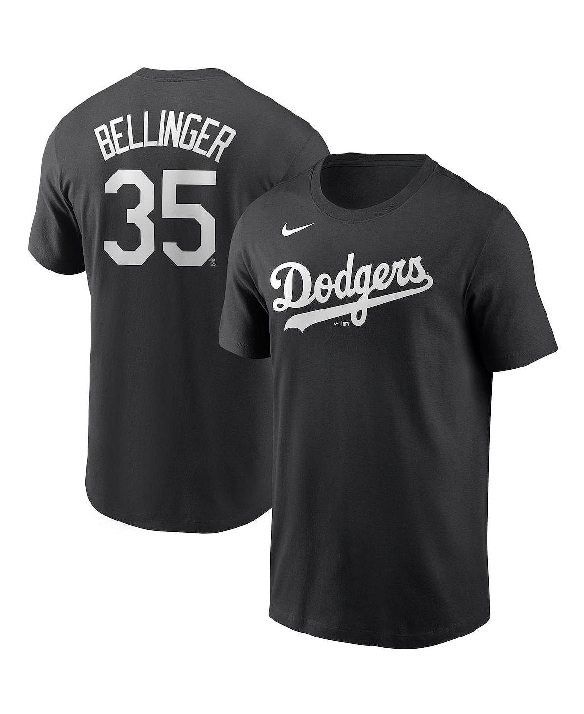 Мужская футболка с именем и номером игрока Cody Bellinger Los Angeles Dodgers Nike мужская футболка kris bryant purple colorado rockies с именем и номером игрока nike фиолетовый
