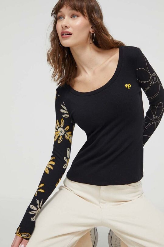 

Рубашка с длинным рукавом Desigual, черный
