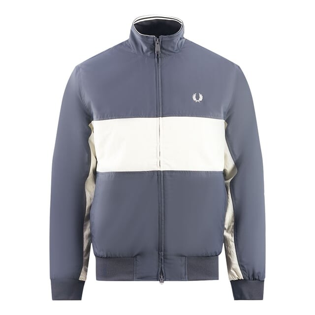 

Темно-Графитовая куртка Brentham в стиле колор-блок Fred Perry, серый