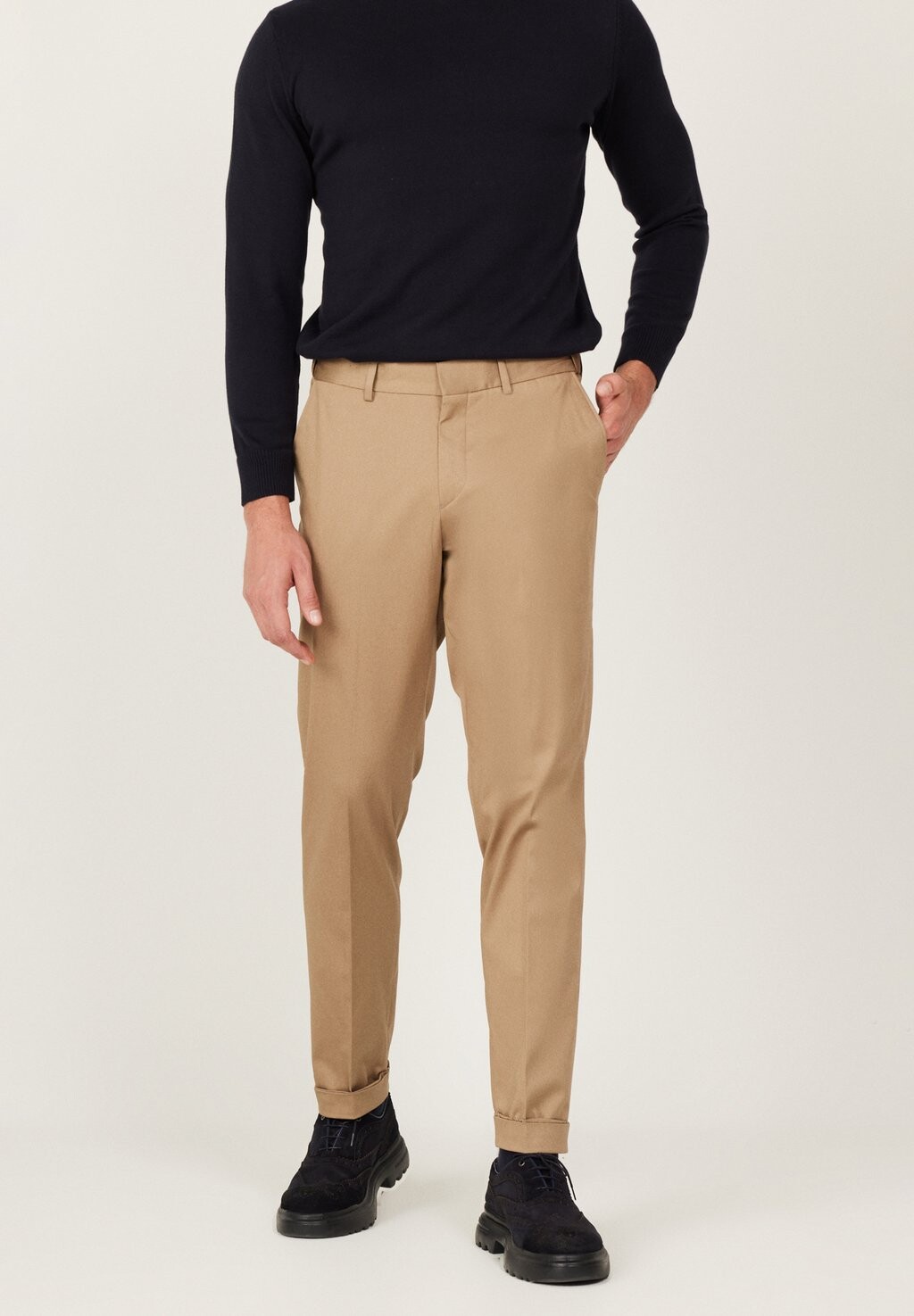 

Брюки SIDE POCKET AC&CO / ALTINYILDIZ CLASSICS, цвет camel