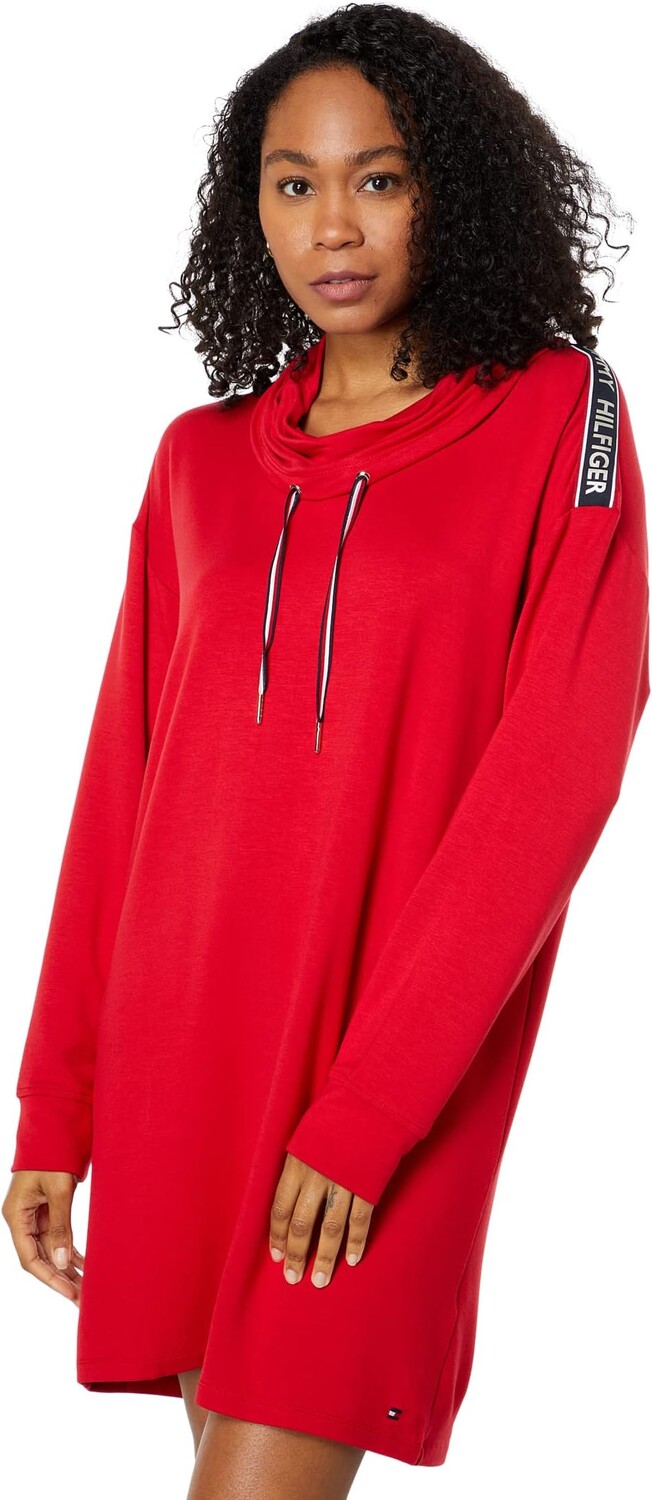 

Платье-свитер с капюшоном Tommy Hilfiger, цвет Scarlet