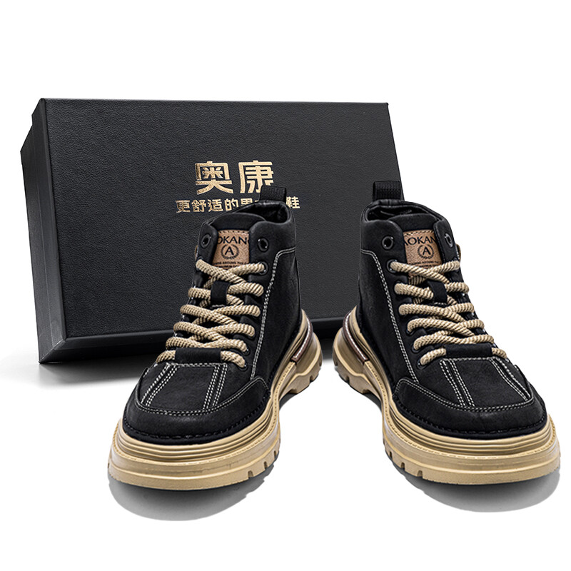 

Мужские ботинки Cahhrrn X Martin Boot Men Beige Aokang