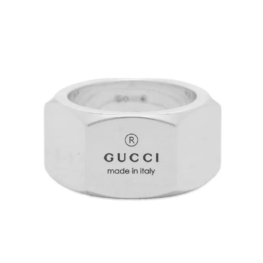 цена Кольцо-браслет Gucci Trademark, серебристый