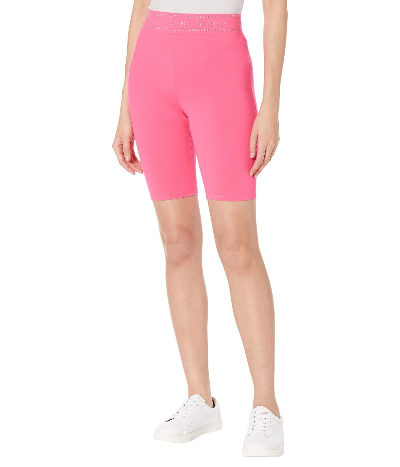 

Шорты Bebe, Rhinestone Biker Shorts