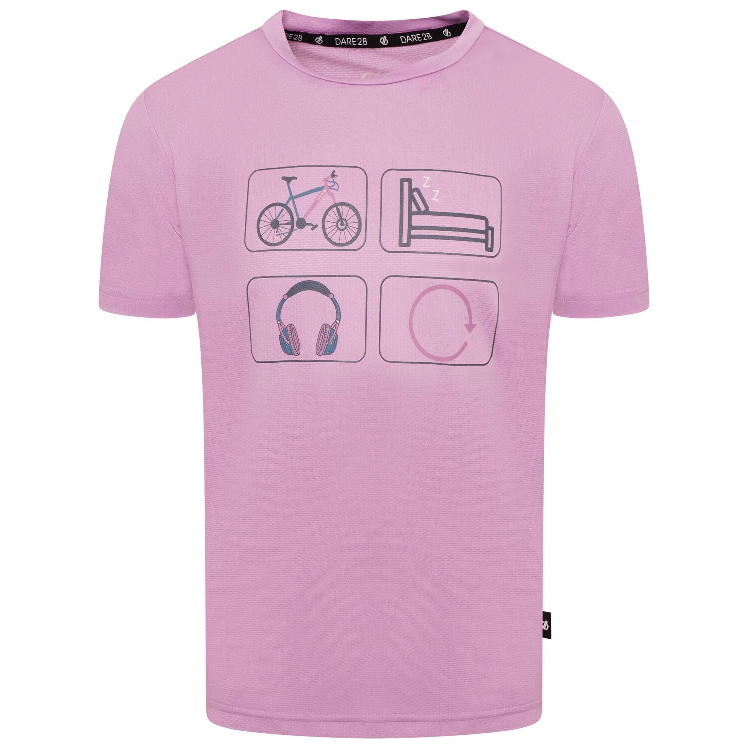 

Рубашка Dare 2B Rightful Tee с коротким рукавом, темно-розовый