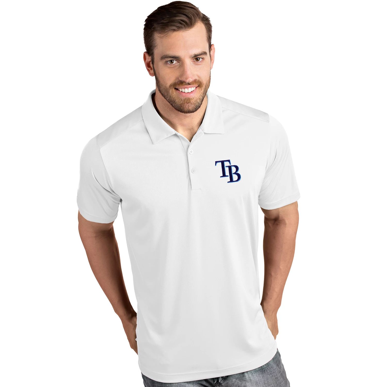 Мужская футболка-поло Tribute MLB Tampa Bay Rays Antigua