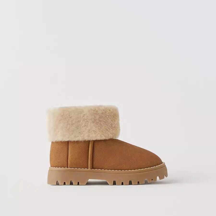

Угги ZARA Velvet, коричневый