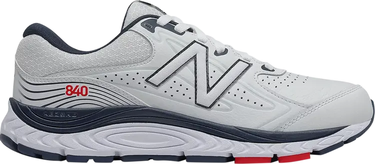 

Кроссовки New Balance 840v3 4E Wide 'White Natural Indigo', белый