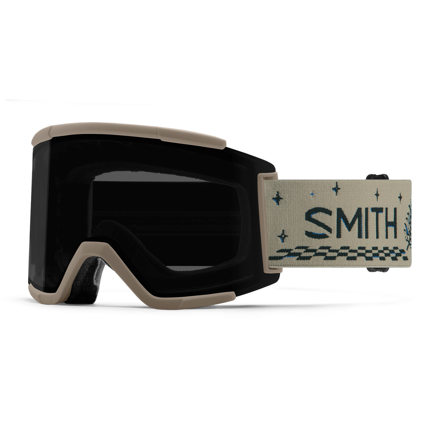 

Защитные очки Smith Squad XL с низкой перемычкой, бежевый/черный