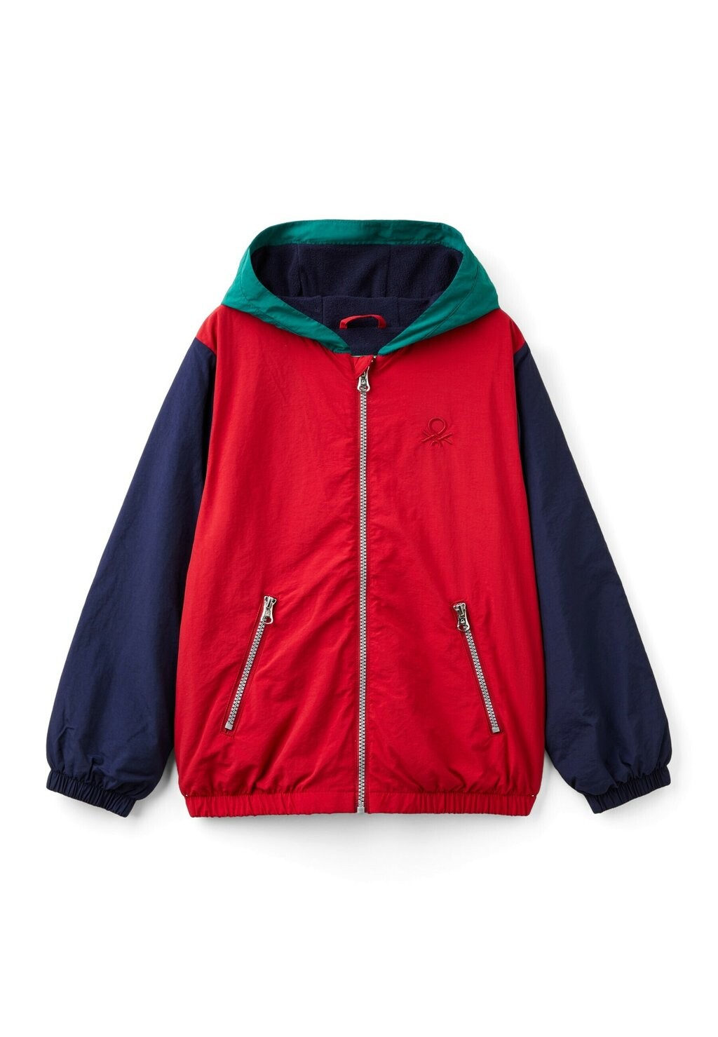 Межсезонная куртка WITH HOOD United Colors of Benetton, разноцветный