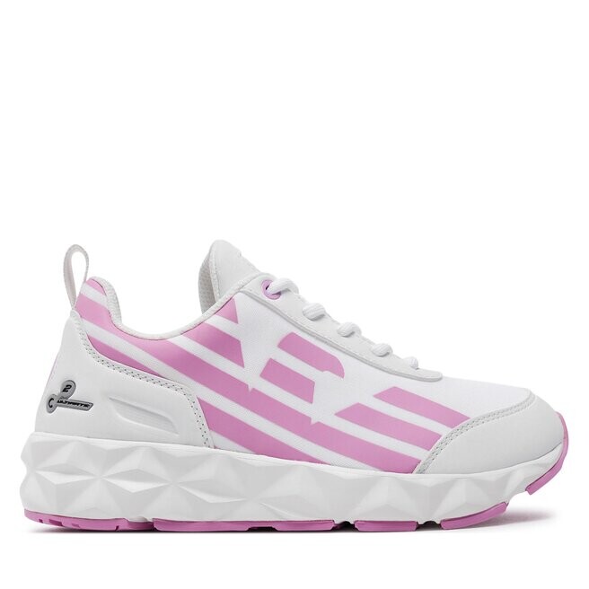 

Кроссовки EA7 Emporio Armani XSX105 XOT54 T504 Optic White+Cyclamen, белый