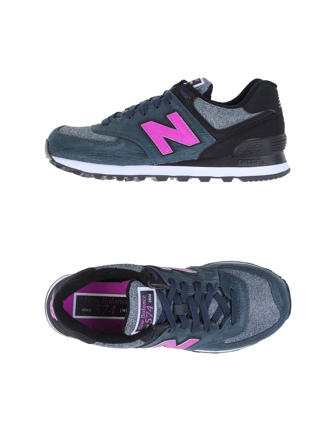 

Кроссовки New Balance 574, серый/черный