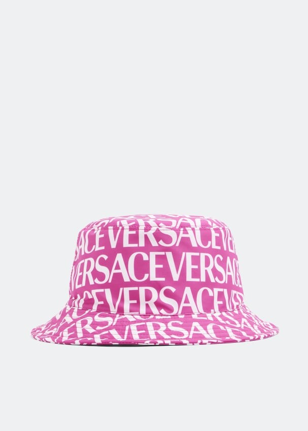 

Шляпа VERSACE Versace Allover bucket hat, розовый