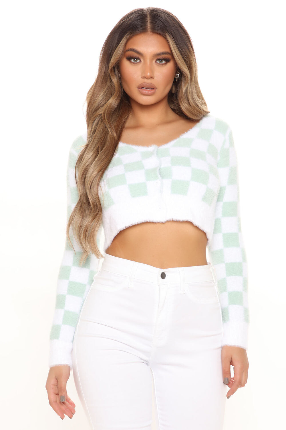 

Свитер Fashion Nova WJ8054, мятный