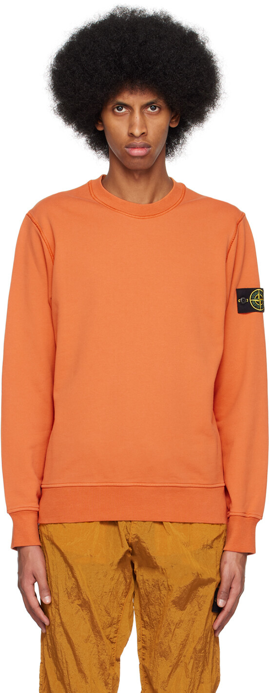 

Оранжевый 63051 Толстовка Stone Island