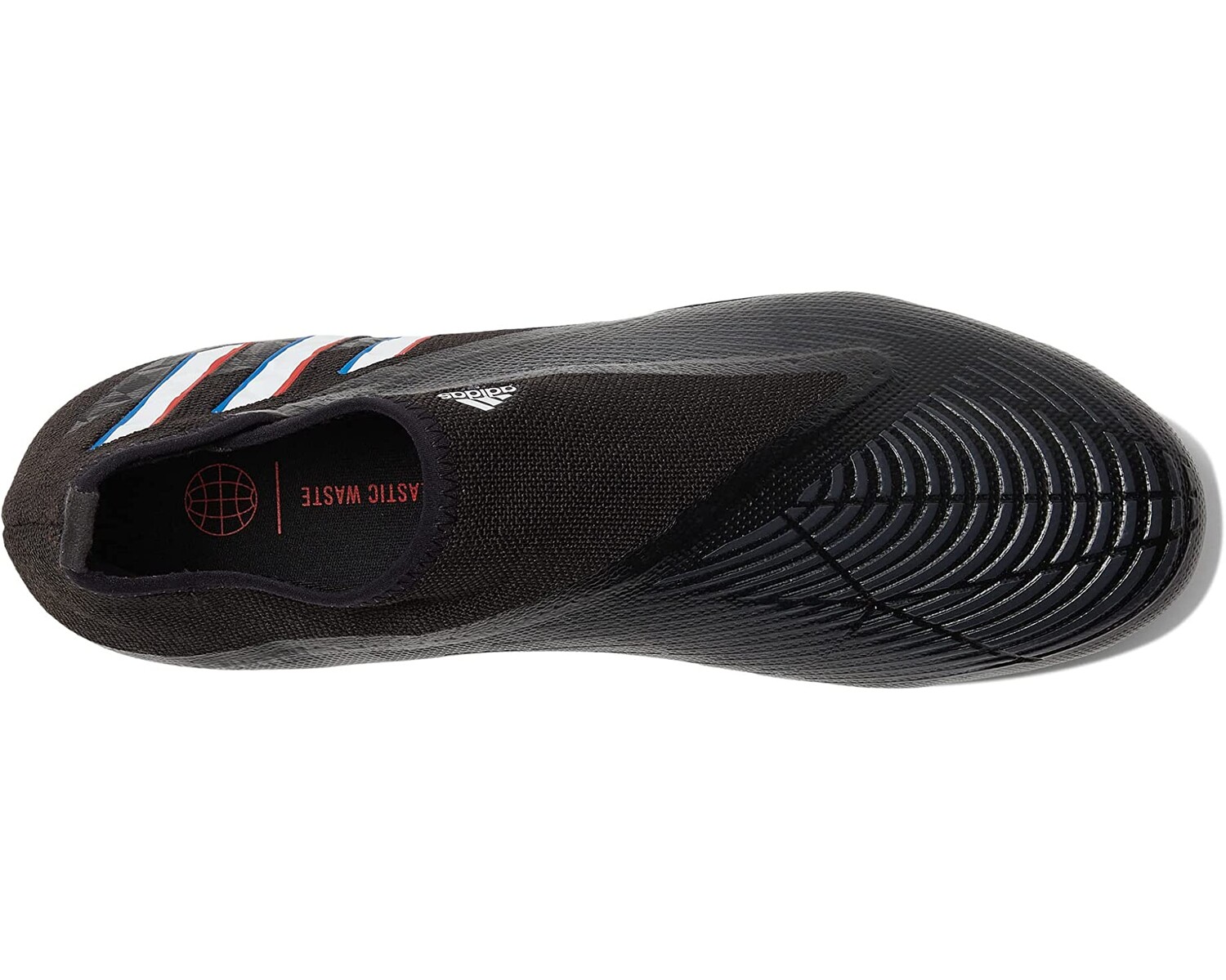 

Кроссовки Predator Edge.3 Laceless Firm Ground adidas, черный