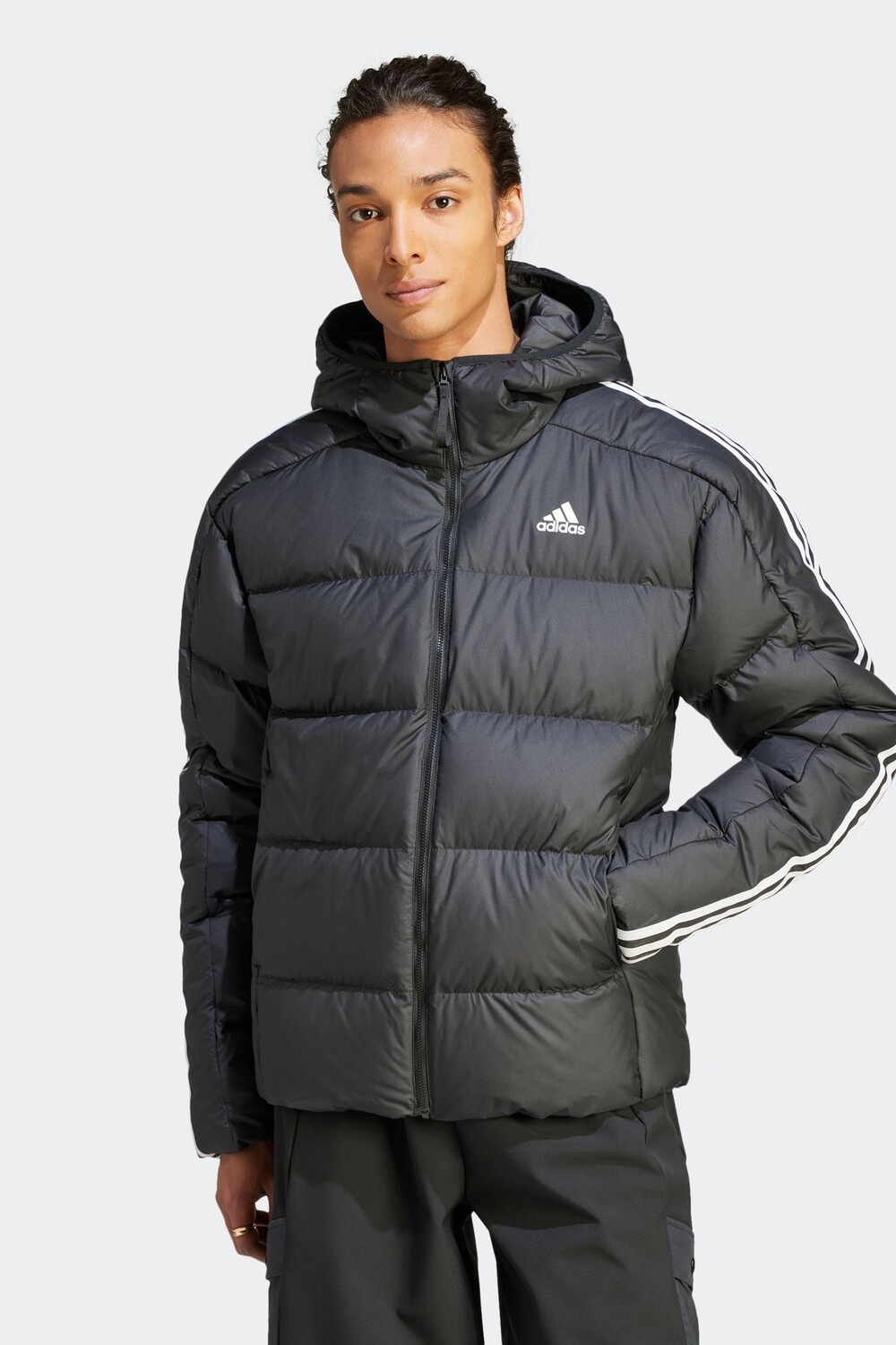

Пуховик средней плотности Terrex Essentials с капюшоном Adidas, черный