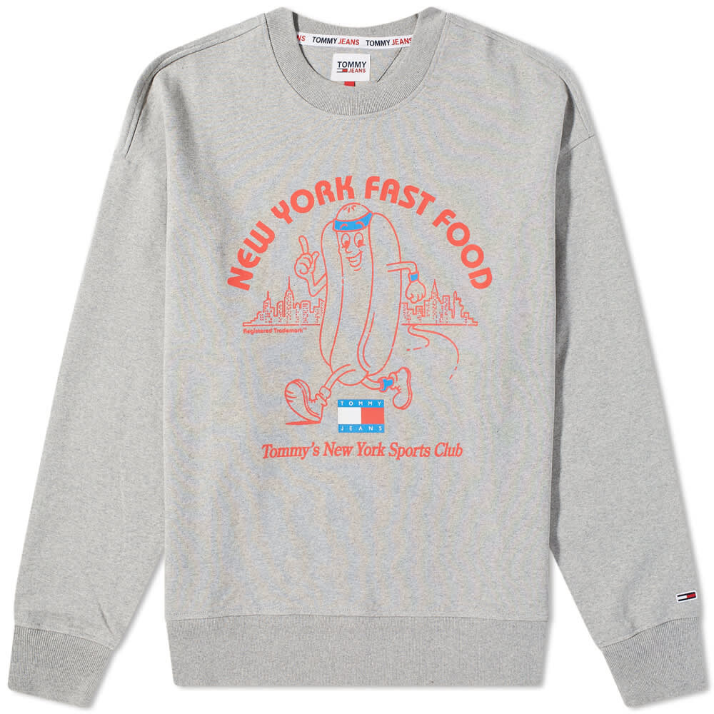 

Толстовка Tommy Jeans New York Fast Food Crew Sweat