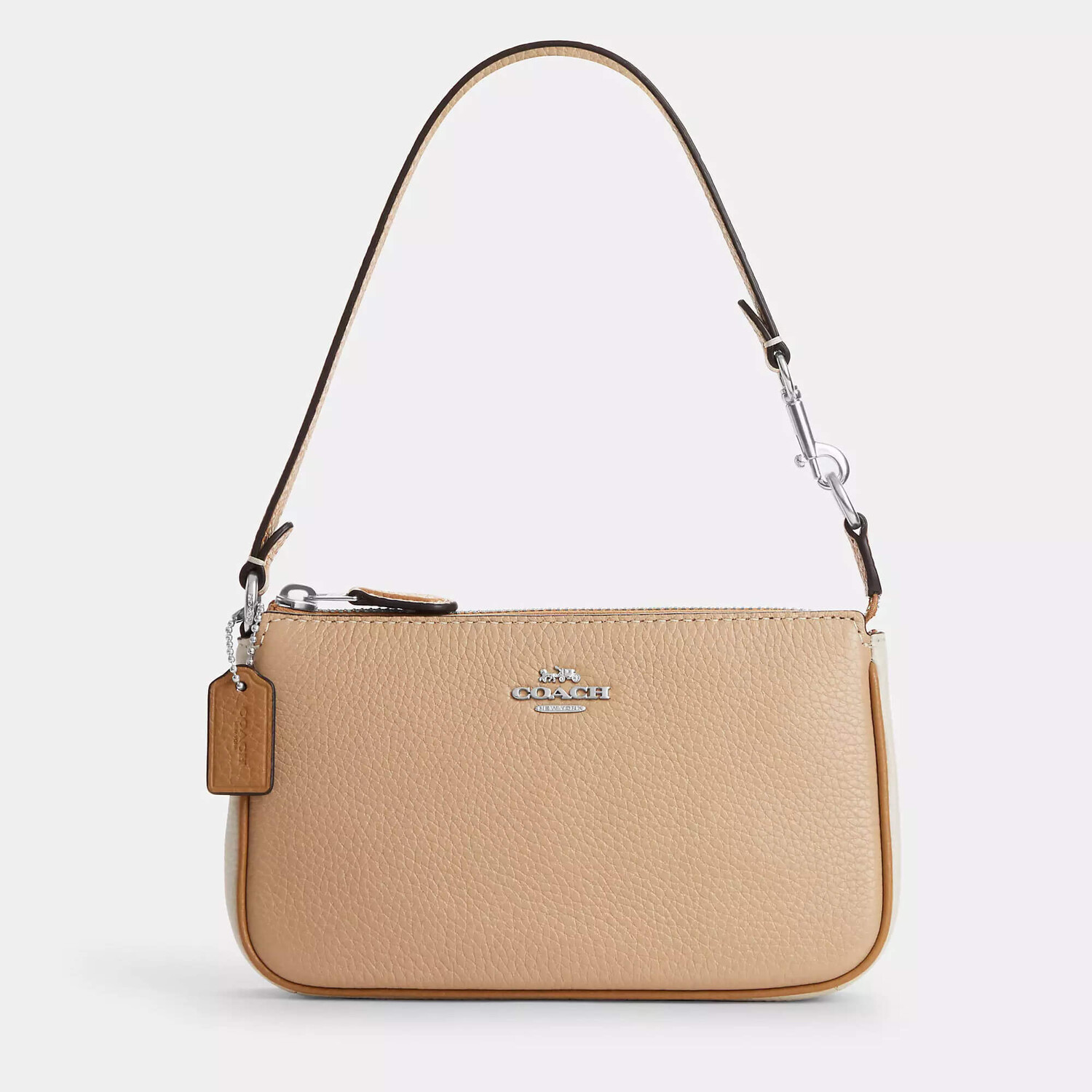 

Сумка Coach Outlet Color Block Nolita No. 19, бежевый