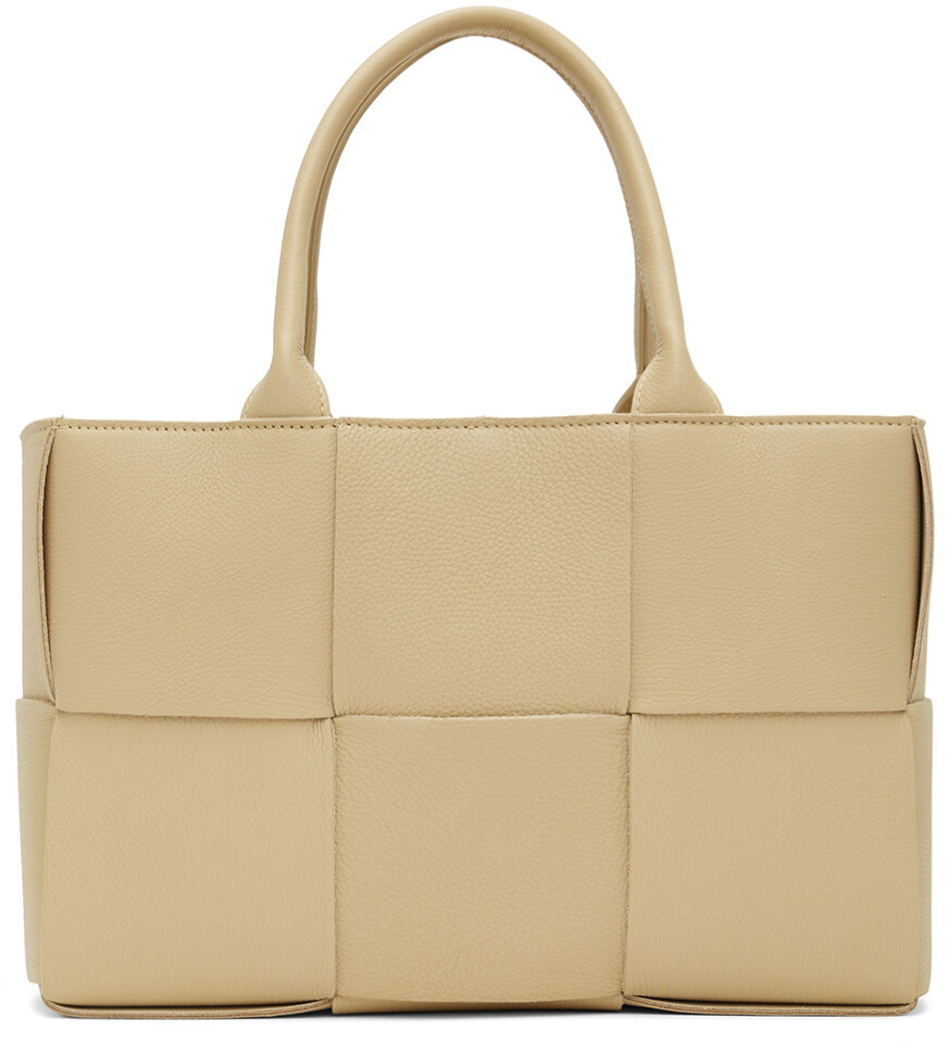 

Бежевая большая сумка Arco Bottega Veneta