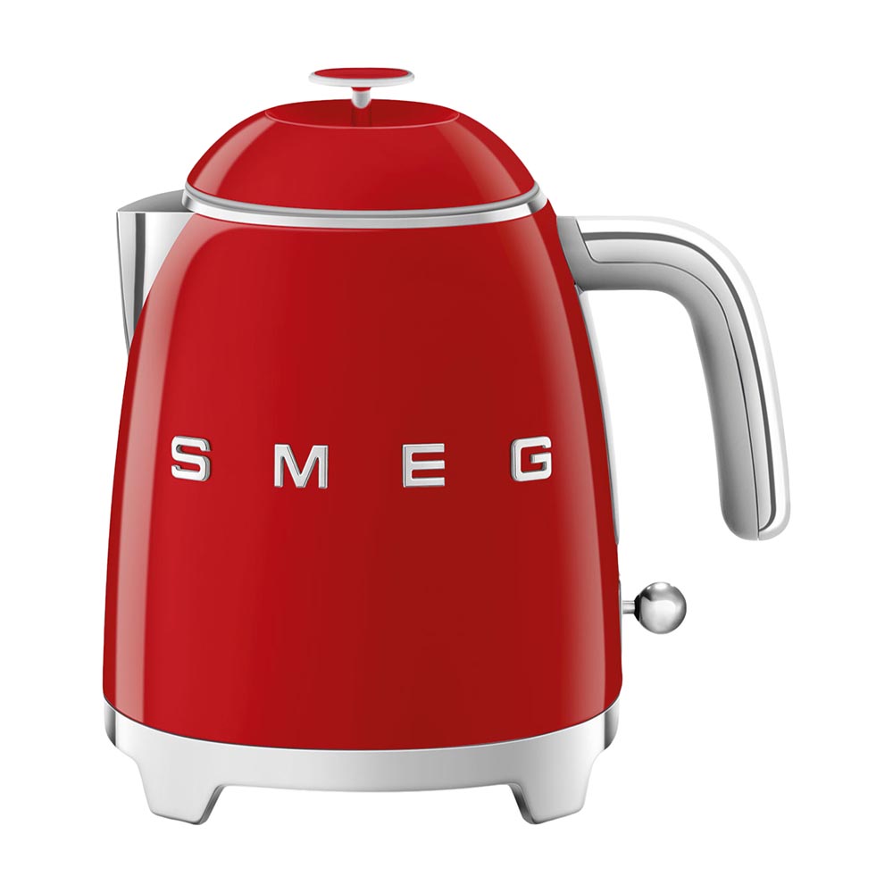 Электрический чайник Smeg KLF05, красный чайник электрический smeg klf03rguk розовое золото