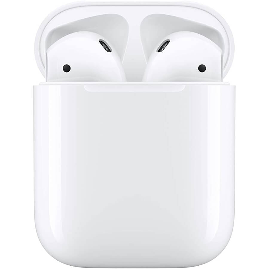 Беспроводные наушники Apple AirPods (2-го поколения), проводная зарядка, белый - фото