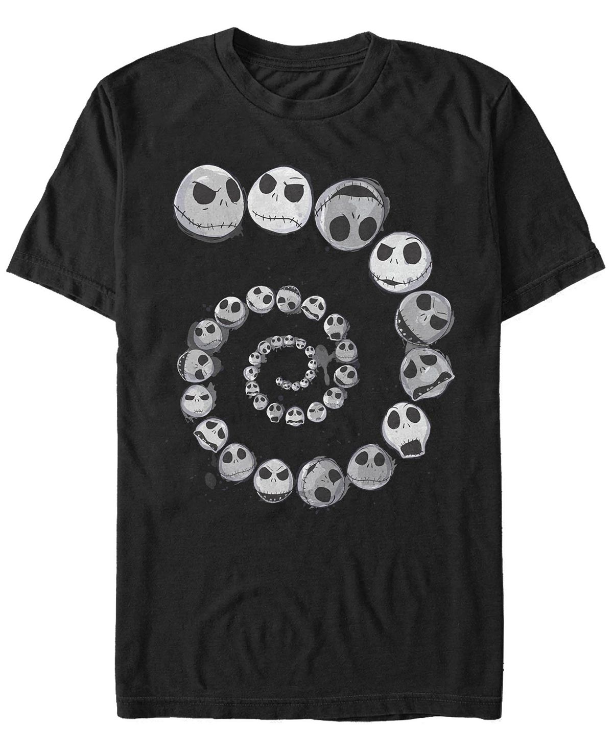 Мужская футболка с коротким рукавом jack emotions spiral Fifth Sun, черный