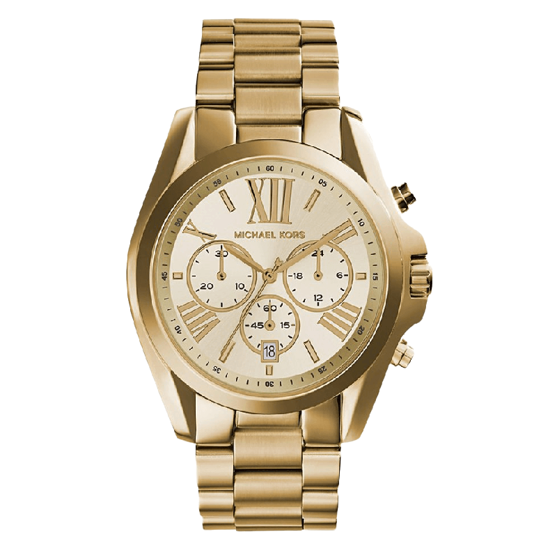 Часы наручные Michael Kors Bradshaw, золотой цена и фото