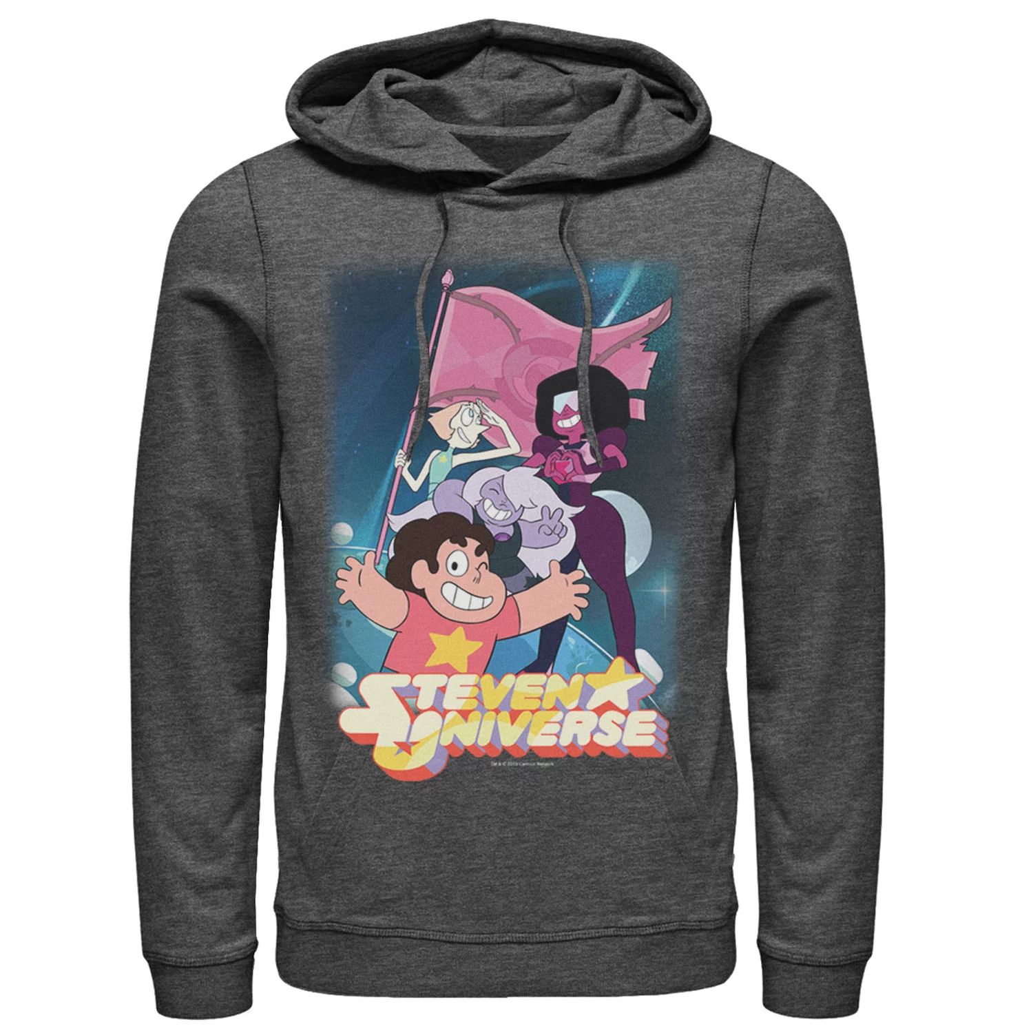 

Мужская толстовка с плакатом и флагом команды Cartoon Network Steven Universe Licensed Character