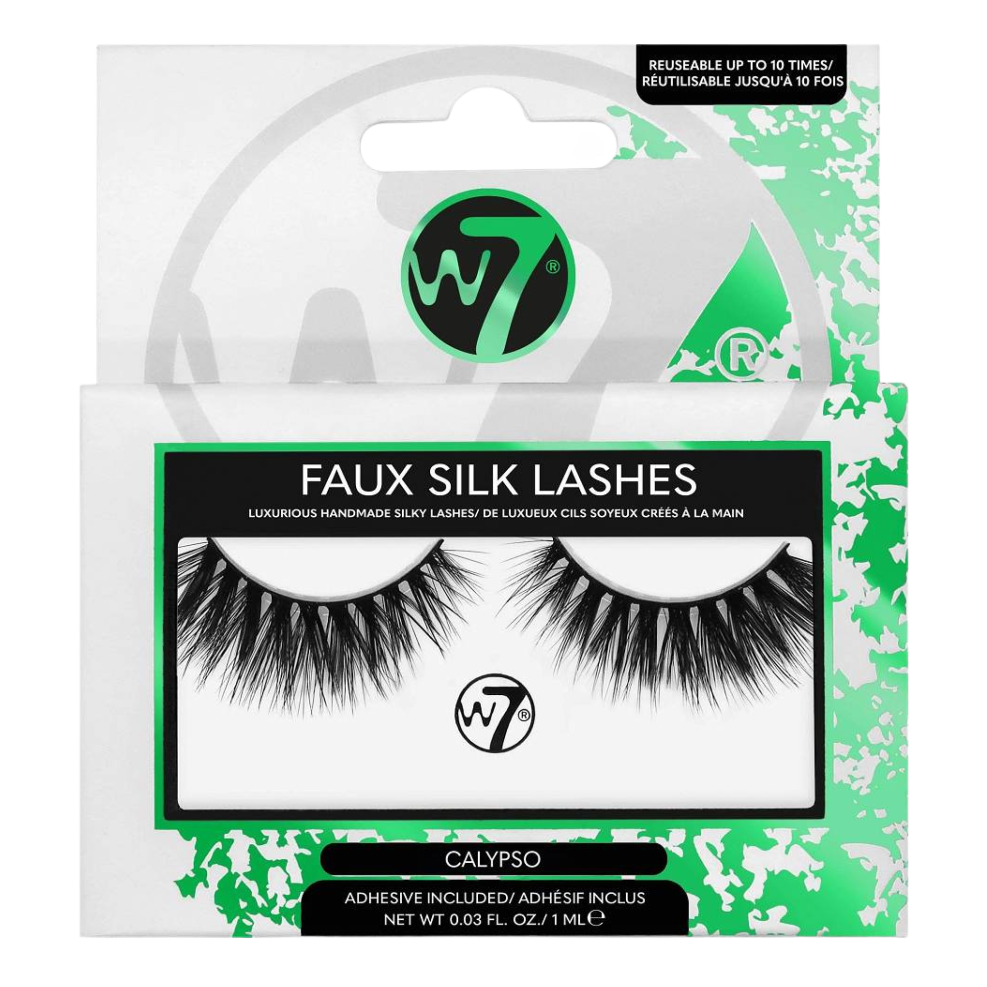 W7 3D Faux Silk Накладные ресницы Calypso, 2 шт./1 упаковка.