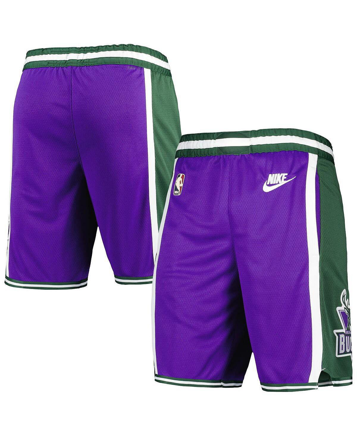 Мужские фиолетовые шорты milwaukee bucks 2022/23 classic edition swingman performance Nike, фиолетовый цена и фото