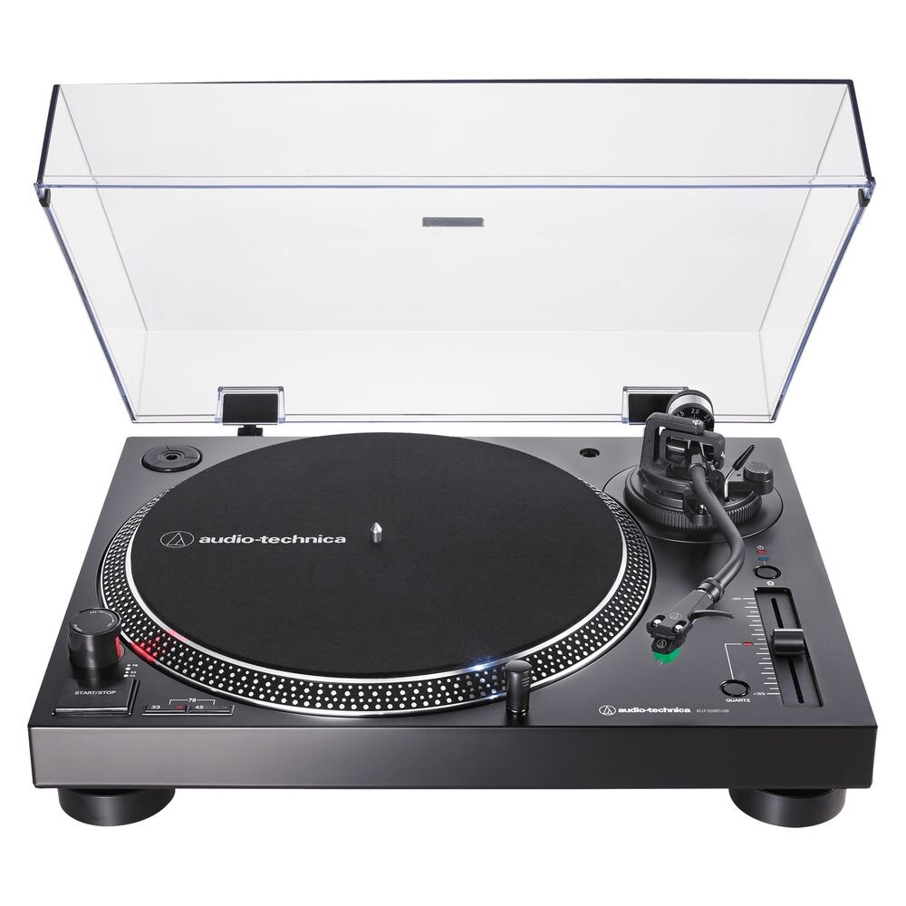 

Проигрыватель Audio-Technica AT-LP120XBT-USB Bluetooth с прямым приводом и встроенным предусилителем, черный
