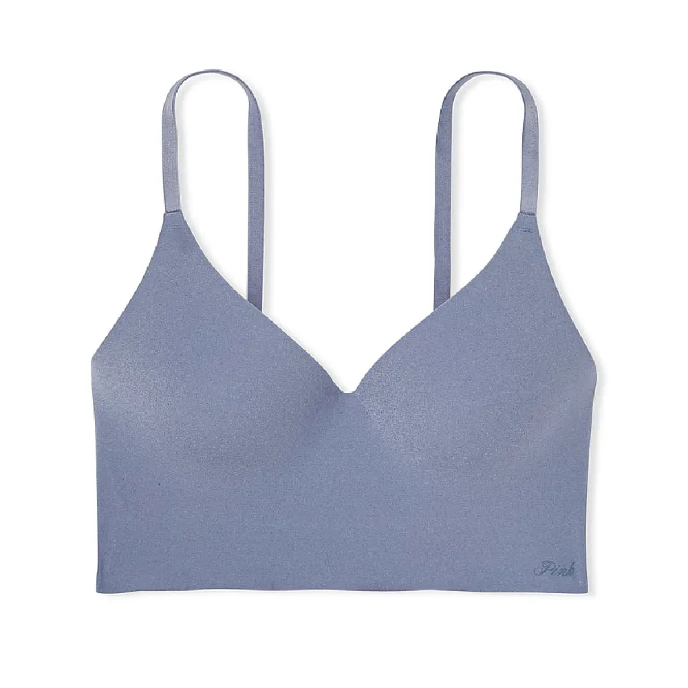 

Бюстгальтер Victoria's Secret Pink Loungin' Wireless Push-up, голубой