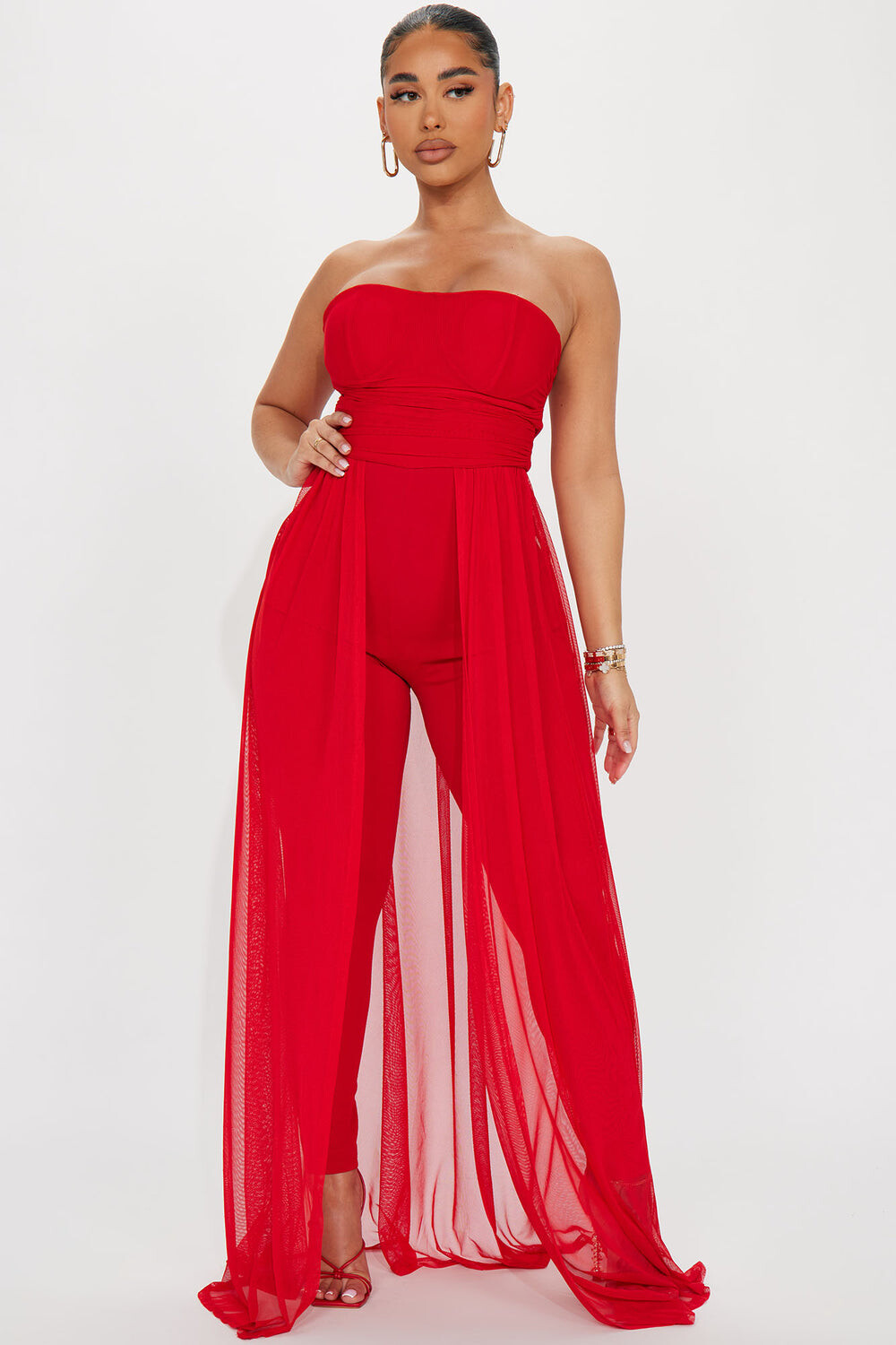 

Комбинезон Fashion Nova J4488, красный