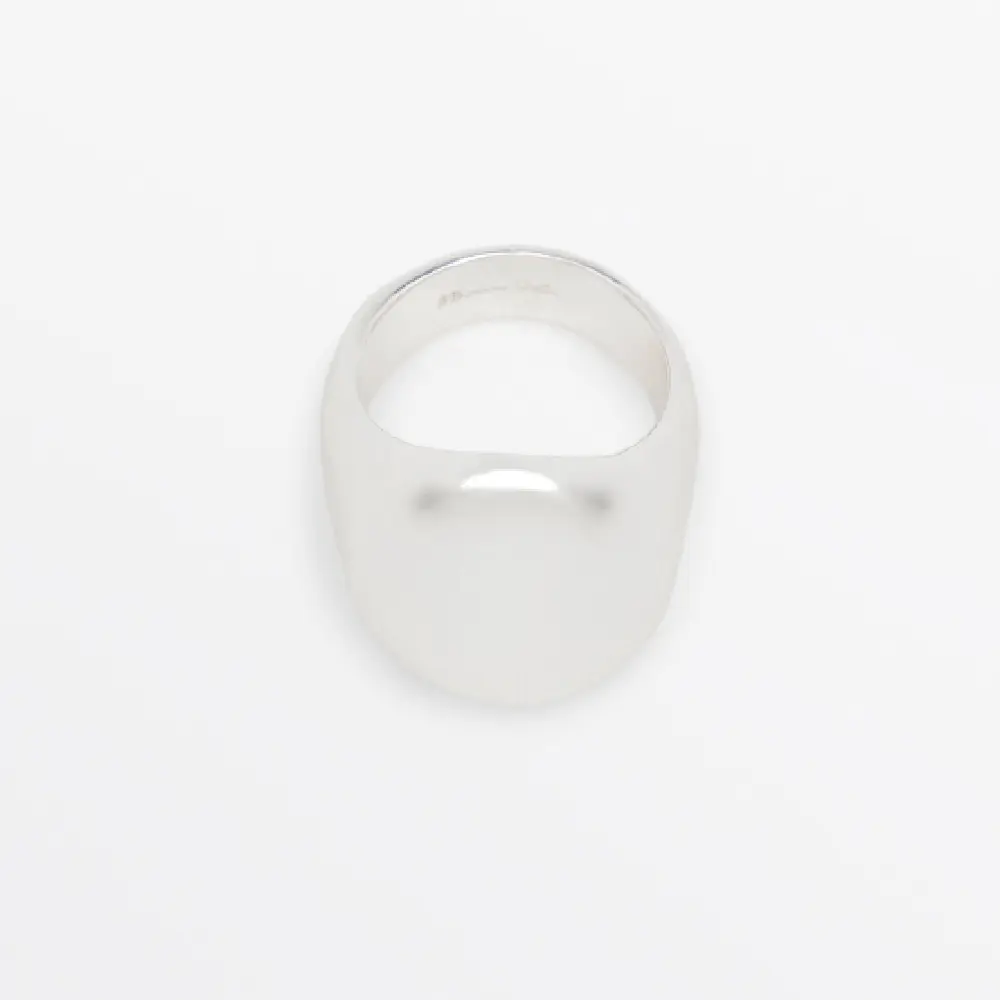 

Кольцо Massimo Dutti Teardrop Detail, серебристый