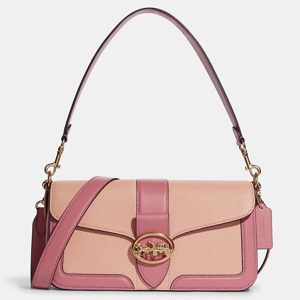 

Сумка через плечо Coach Outlet Georgie In Colorblock, розовый