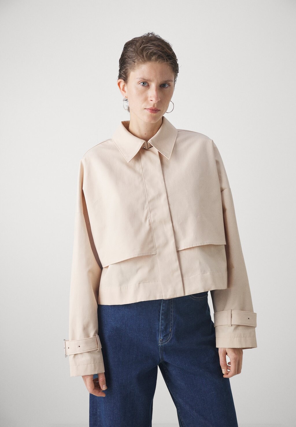 

Летняя куртка TECHNICAL JACKET Calvin Klein, бежевый, Серый