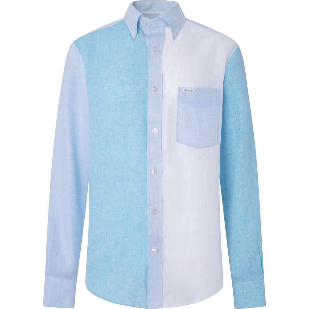 

Рубашка Façonnable Club Bd Linen Multi Patch, синий