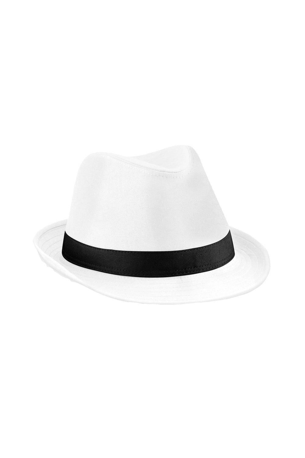 Простая шляпа Beechfield, белый