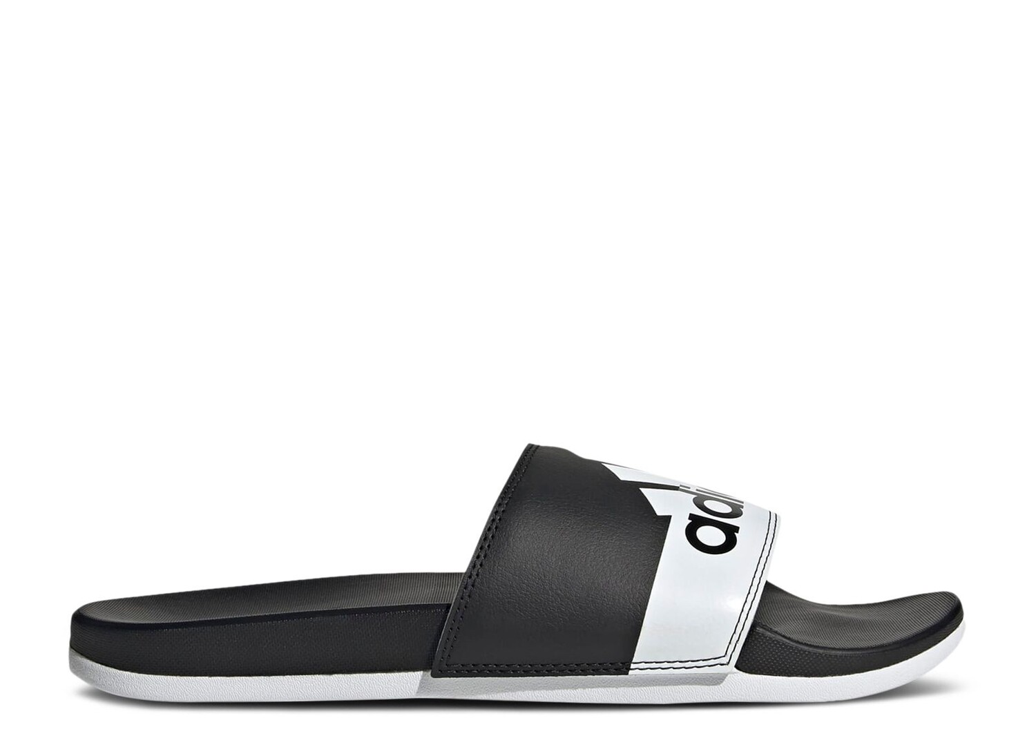 

Кроссовки adidas Adilette Comfort Slide 'Black White', черный, Черный;белый