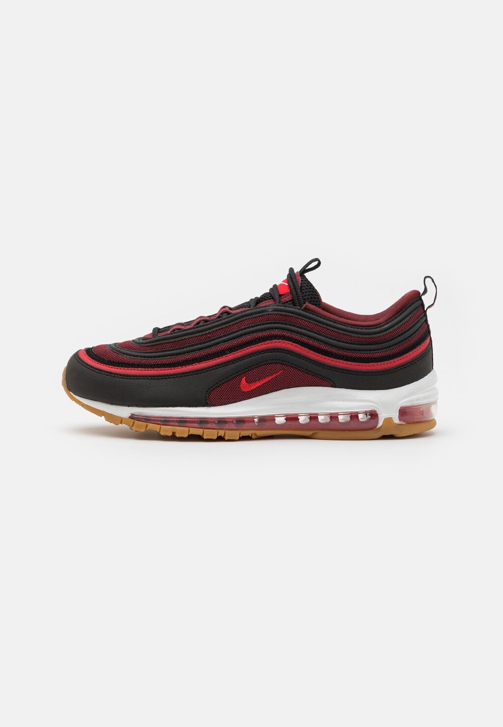 Низкие кеды Air Max 97 Nike, цвет black/team scarlet/medium brown самокат tech team huracan 2019 black brown