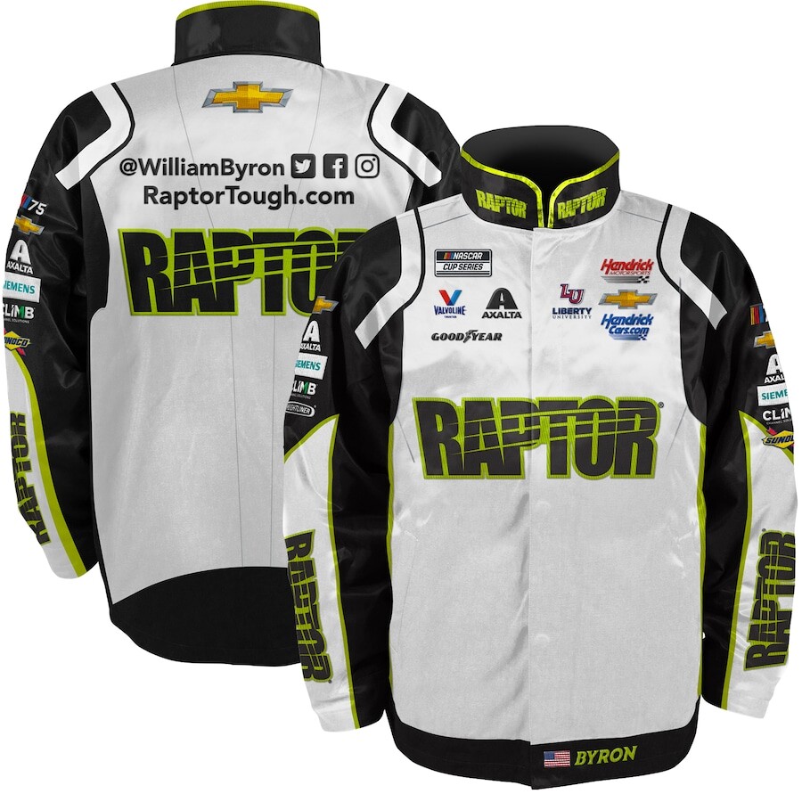 

Куртка Hendrick Motorsports Team Collection William Byron, белый