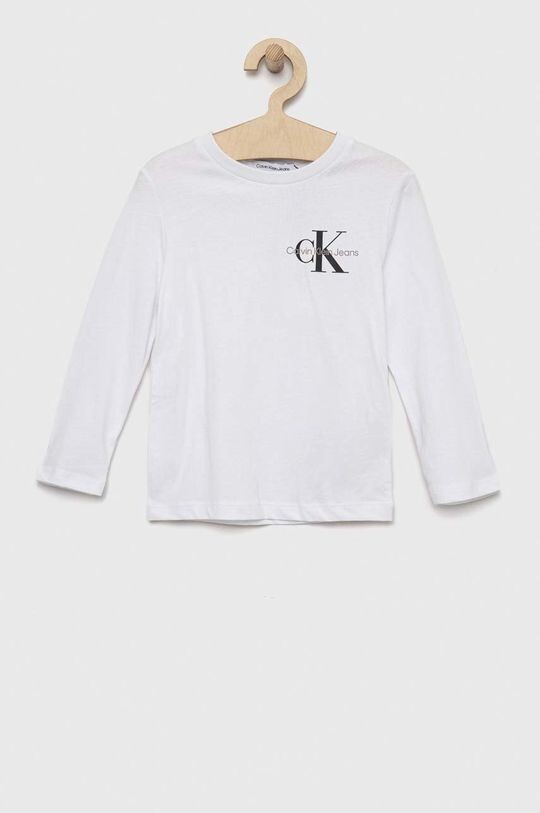 

Calvin Klein Jeans с длинным рукавом хлопок детские, белый