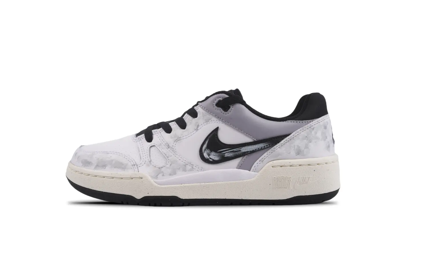 

Кроссовки Nike Full Force Skateboarding Shoes Men Low-top Black/white, черный/белый