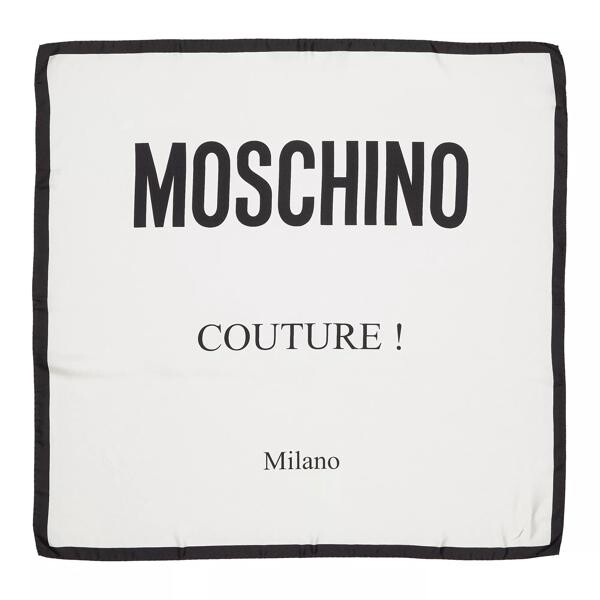 

Шарф scarf 90x90 cm Moschino, черный