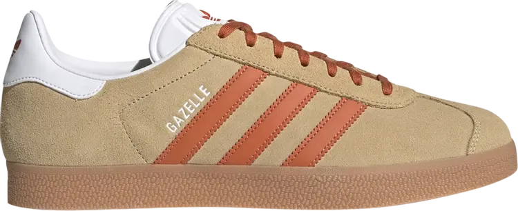 

Кроссовки Adidas Gazelle 'Hazy Beige Orange', коричневый