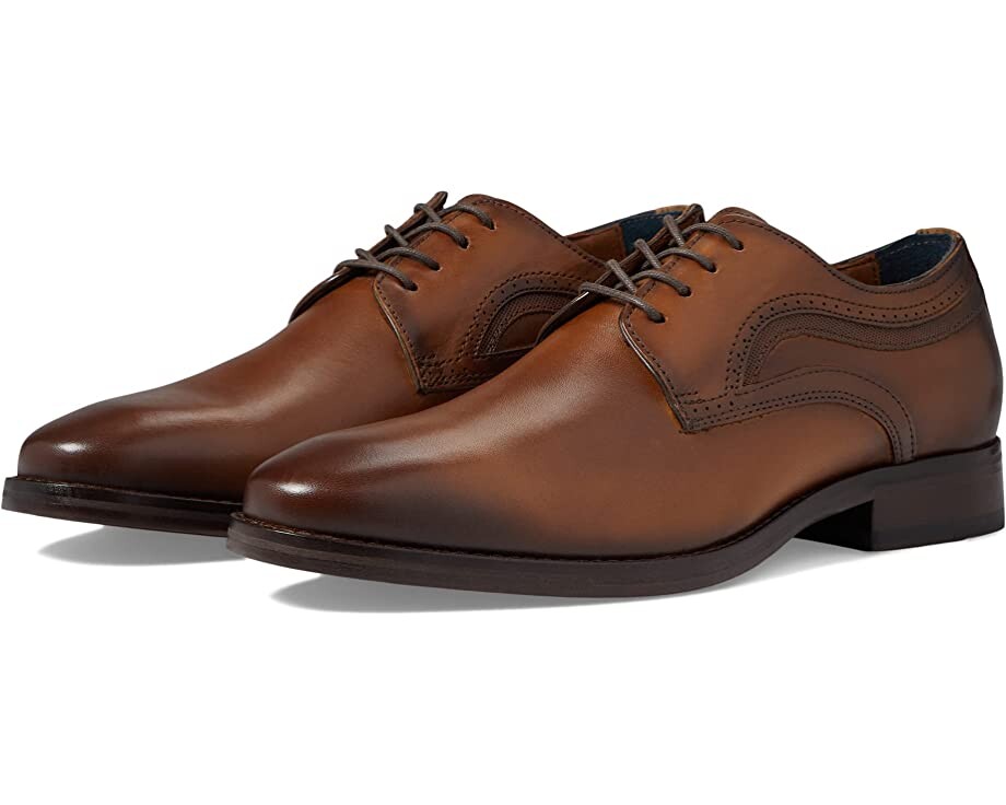 

Оксфорды Danridge Plain Toe Johnston & Murphy, загар с полным зерном