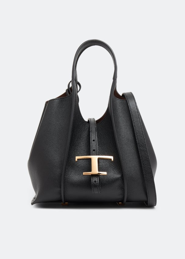 Сумка-тоут TOD'S Timeless mini shopping bag, черный