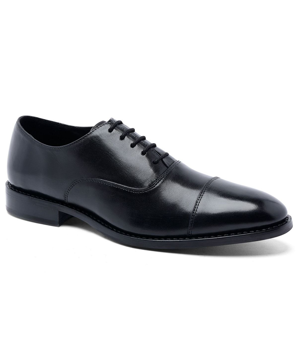 Мужские модельные туфли clinton cap-toe oxford goodyear Anthony Veer, черный - фото