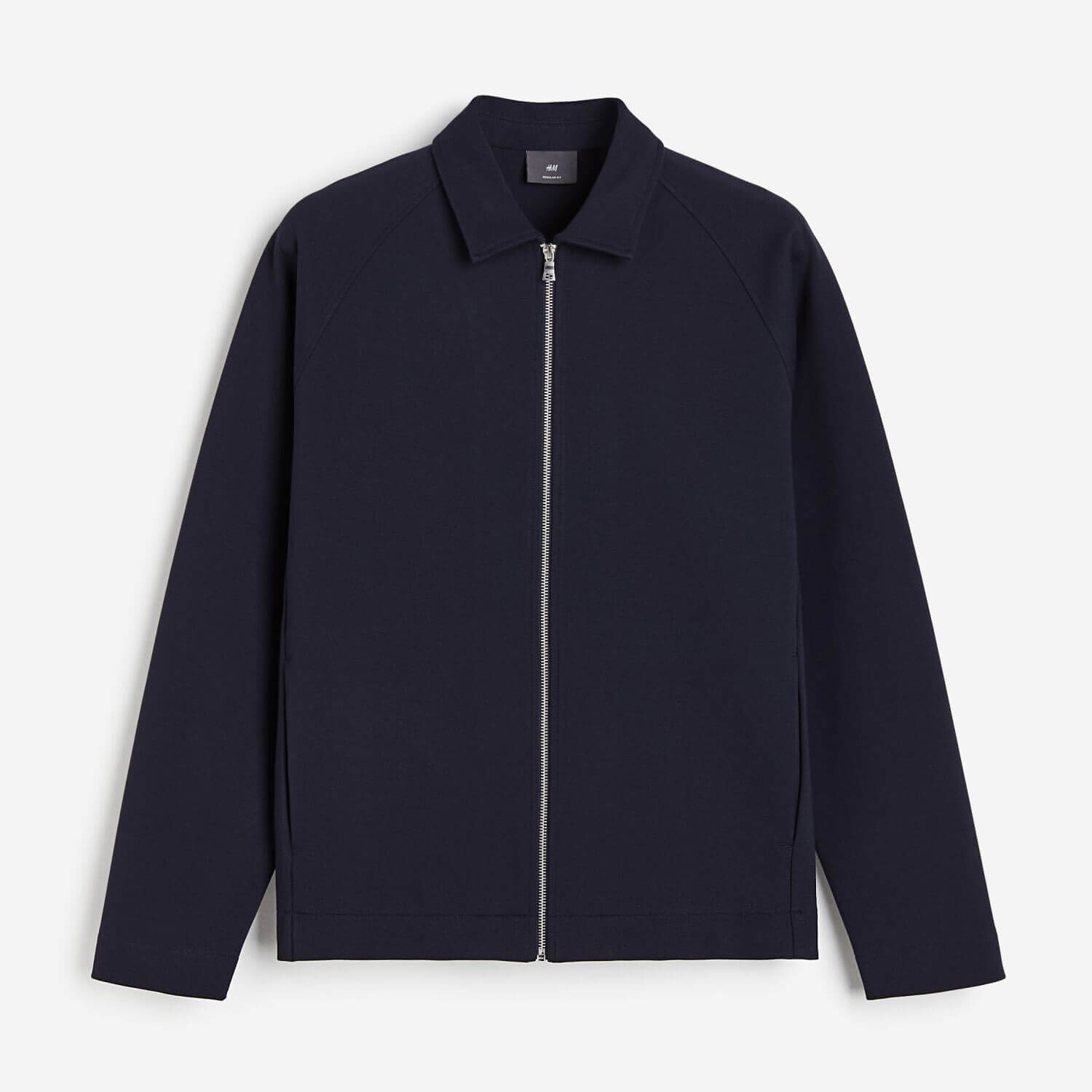 

Куртка H&M Regular Fit Jersey, темно-синий